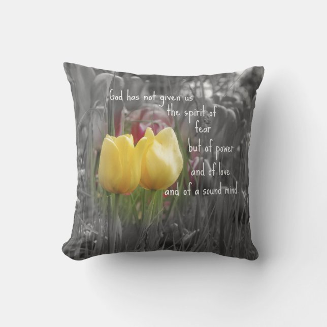 Coussin Verset biblique (Recto)