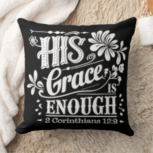 Coussin Verset biblique chrétienne inspirant