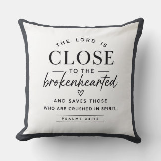 Coussin Verset biblique - Le Seigneur est proche