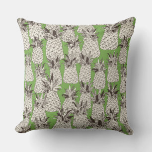 Coussin vert ananas