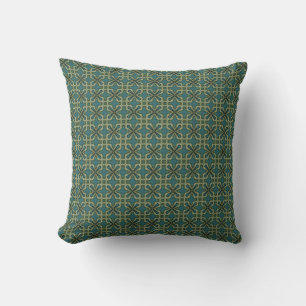 Coussin Vert bleu élégant