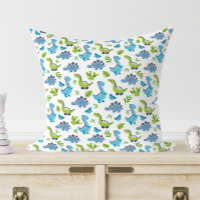 Vert BLUE Dinosaur Motif chambre enfant