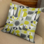 Coussin Vert citron vert et gris Moderne du milieu du sièc<br><div class="desc">Cette conception peut être personnalisée en choisissant l'option Modifier la conception. Vous pouvez également transférer sur d'autres objets. Contactez-moi à l'adresse colorflowcreations@gmail.com ou utilisez l'option conversation en haut de la page si vous souhaitez avoir cette conception sur un autre produit ou avez besoin d'aide. Voir d'autres de mes dessins ou...</div>