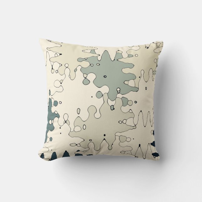 Coussin Vert clair Moderne Unique Style tendance (Recto)