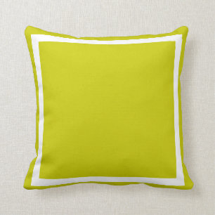 coussin vert clair solide