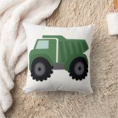 Coussin vert de camion à benne basculante (Couverture)