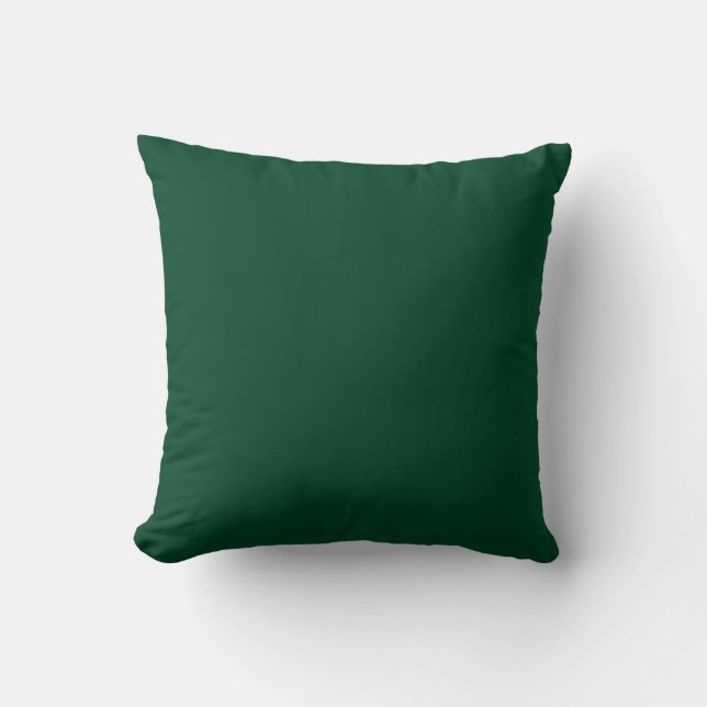 Coussin Vert de course britannique (couleur solide) (Recto)