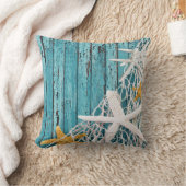 Coussin Vert de mer en bois | de plage de fabrication (Couverture)