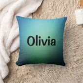 Coussin Vert émeraude turquoise clair (Couverture)