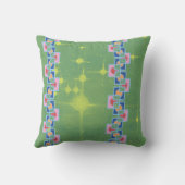 Coussin Vert Étoiles (Verso)