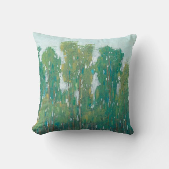 Coussin Vert forestier II (Recto)