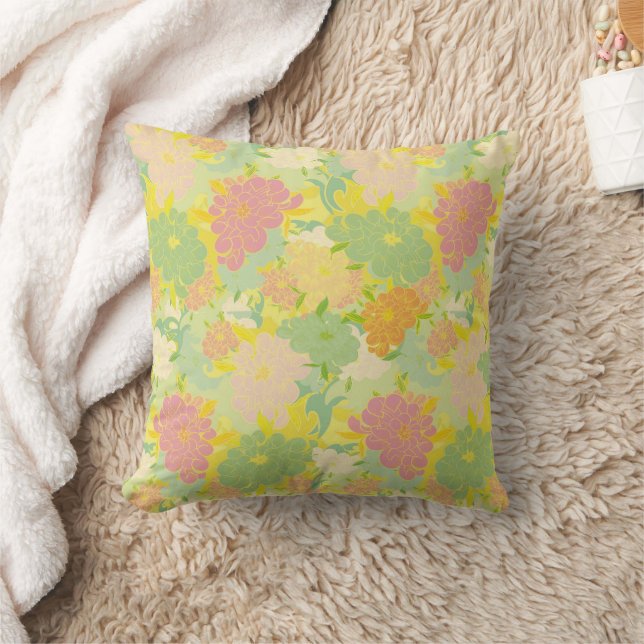 Coussin vert, naturel, décoration intérieure, abstrait,  (Couverture)