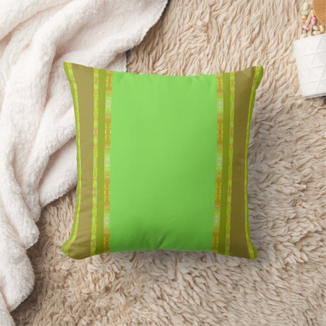 Coussin vert, naturel, décoration intérieure, abstrait, mo (Couverture)