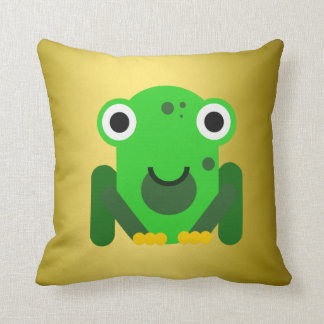 Coussin Vert personnalisé M. Frog