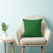 Coussin Vert pin de forêt couleur unie (Chaise)