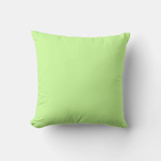 coussin vert pomme doux solide