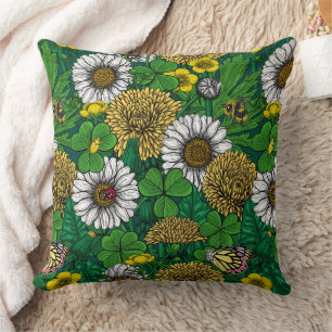 Coussin Vert printemps