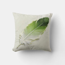 Vert Sauge Plume Moderne Neutre Biologique