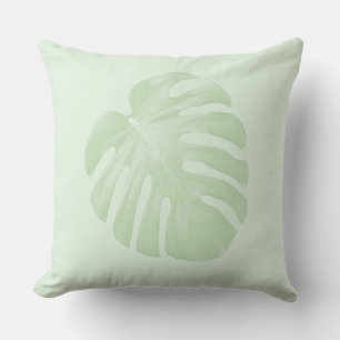 Coussin vert tropical