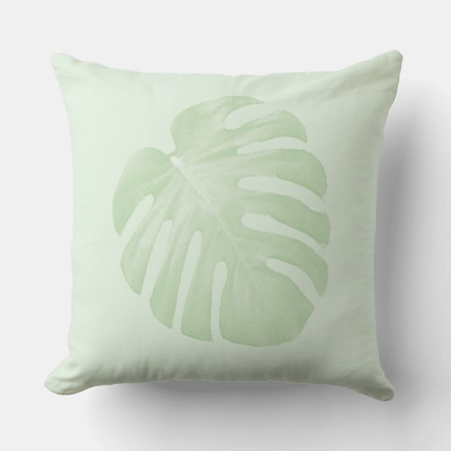 Coussin vert tropical (Recto)