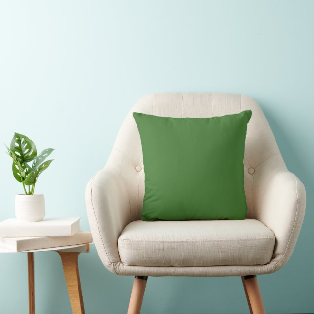 Coussin Vert uni complémentaire d'herbe  (Chaise)