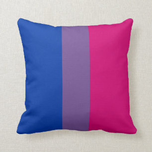 Coussin VERTICALE RAYÉE de FIERTÉ BISEXUELLE - 2014