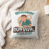 Coussin Vet Student Survival Mode – Vet Student Design (Couverture)