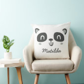 Coussin Vêtements d'anniversaire de panda de caractère mig (Chaise)