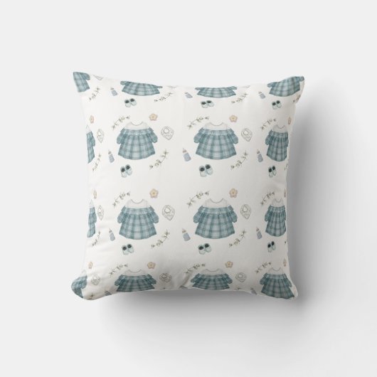 Coussin Vêtements de bébé bohème minimalistes modernes mig (Recto)
