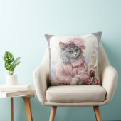 Coussin Vêtements Gris Kitten Rose Frilly (Chaise)