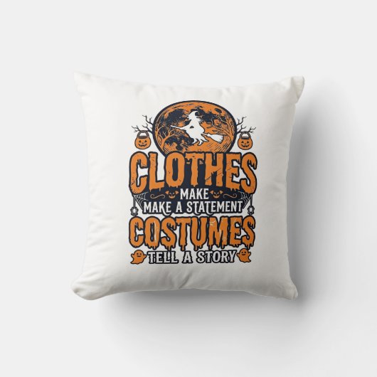Coussin Vêtements Halloween Vintage Chemise Déclaration de (Recto)