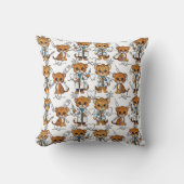 Coussin Vétérinaires Cheetah en uniforme imprimé (Recto)