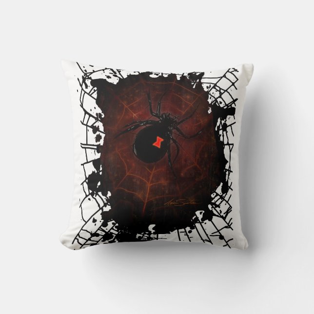 Coussin Veuve noire (Recto)