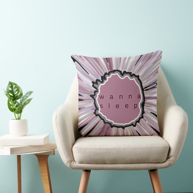 Coussin Veux-tu 💤 ? Dormir  (Chaise)