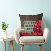 Coussin Veux-Tu M'Épouser ? Proposition de mariage (Chaise)