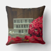Coussin Veux-Tu M'Épouser ? Proposition de mariage (Verso)