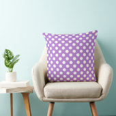 Coussin Vey Cute Lavender Polka Motif (Chaise)
