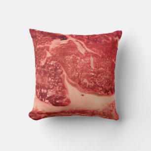 Coussin Viande Rouge Crue de Qualité Supérieure   Photo Ma