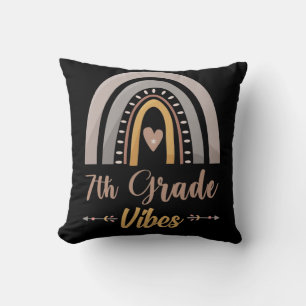 Coussin Vibes de 7e année Rentrée en septième année