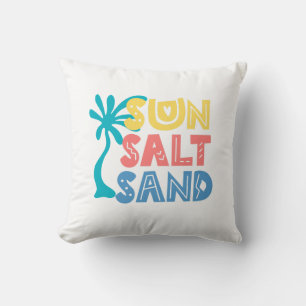 Coussin Vibes d'été de sable fin