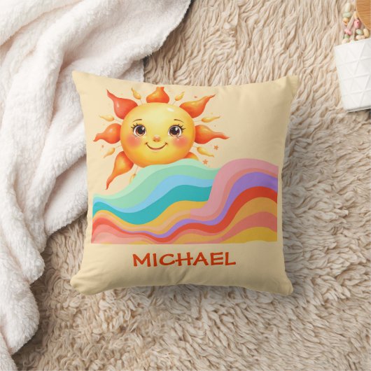 Coussin Vibes d'été Heureux (Couverture)