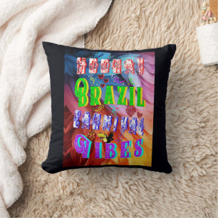 Coussin Vibes du Carnaval du Brésil