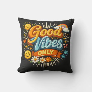Coussin Vibes Positives Uniquement