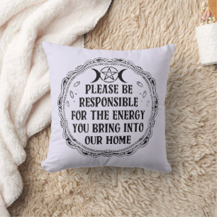 Coussin Vibes positives uniquement