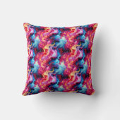 Coussin Vibrant Abstract Fluid Art Wrapping Paper (Verso)