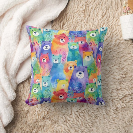 Coussin Vibrant bears (Couverture)