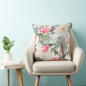 Coussin Vibrant Blossoms: Colorful Abstract Flowers (Chaise)