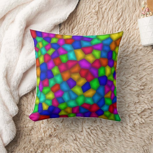 Coussin Vibrant Cellular Mosaic (Couverture)