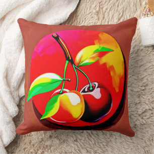 Coussin Vibrant Cherry Duo