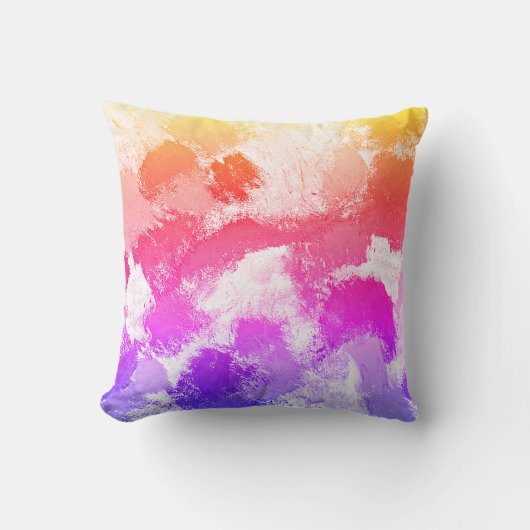 Coussin Vibrant coloré Cravates multicolores (Recto)